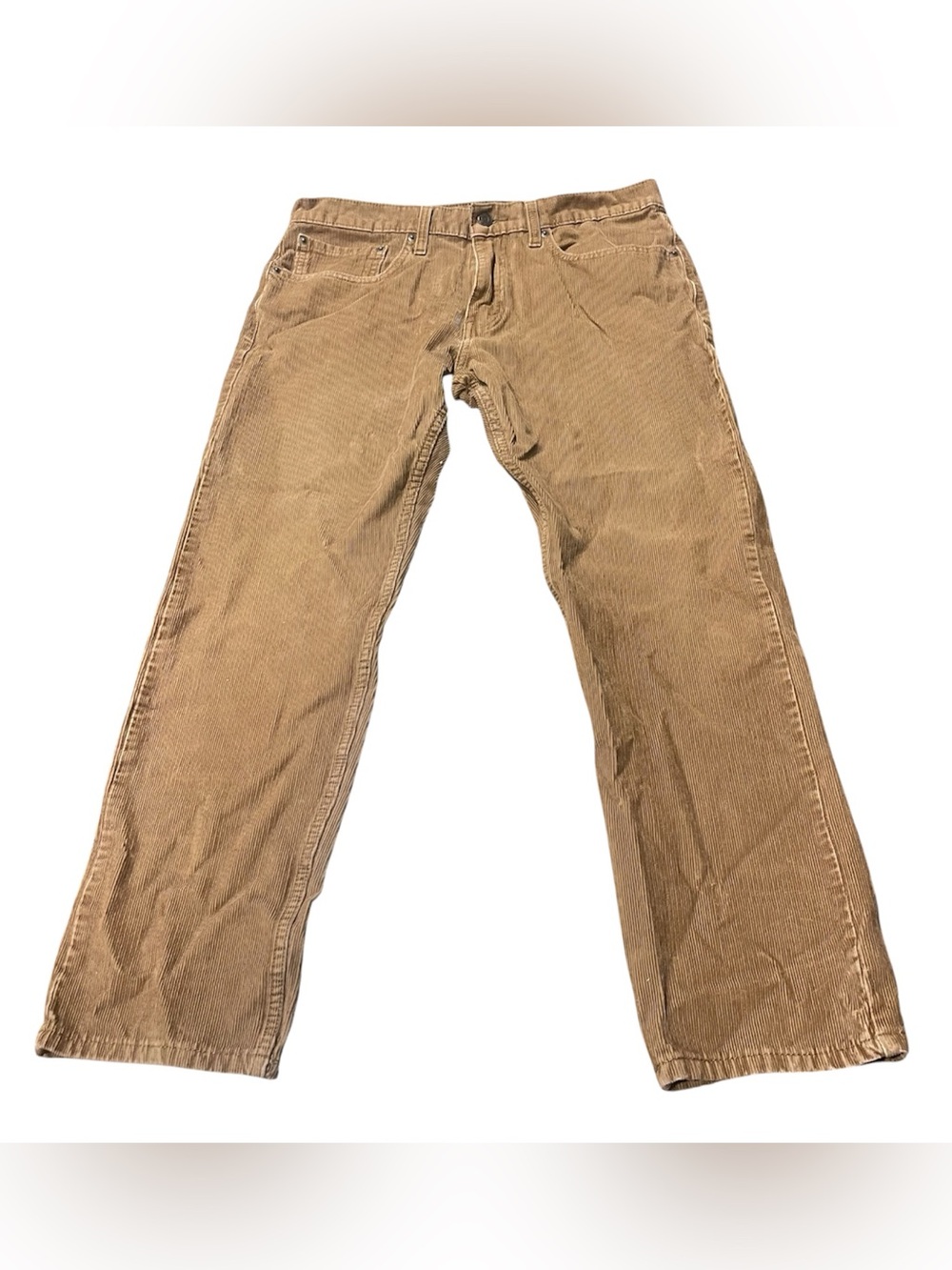 Levi’s 502 Brown Corduroy Men’s Pants Classic Straight Leg-Cut Sz 34X32 Vintage